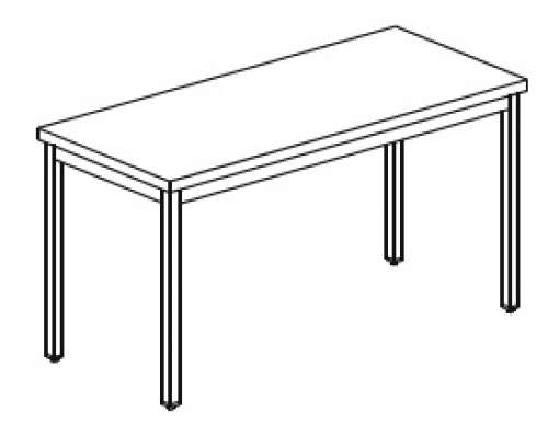 Masa de lucru inox model-STLT 70-70
